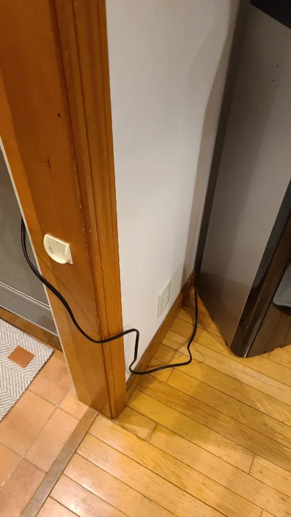 完成後のコンセントの写真